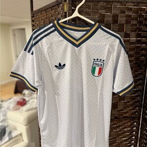 Italy World Cup White Men's Soccer Jersey